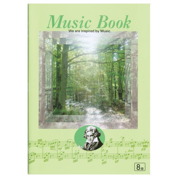 日本ノート （キョクトー） ミュージックブック　ベートーベン８段M581
