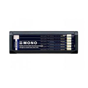 MONO 送料込み 鉛筆 製図用 プラケース入り鉛筆 12本入り H 2H HB B 2B