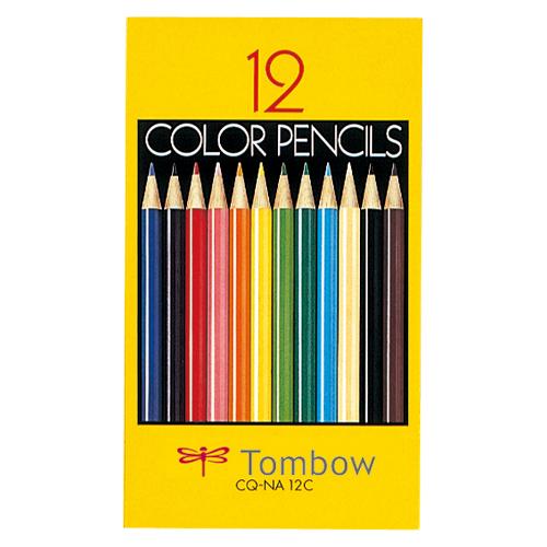 トンボ鉛筆色鉛筆紙箱１２色ＮＡCQ-NA12C