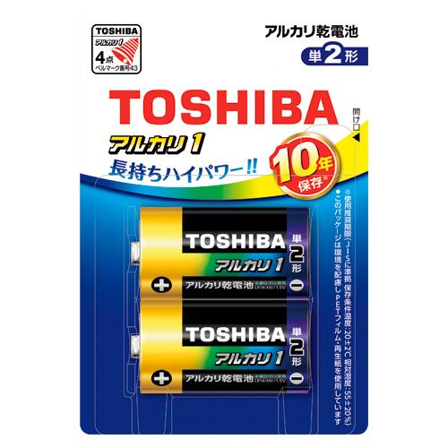 東芝アルカリ乾電池　アルカリ１LR14AN 2BP