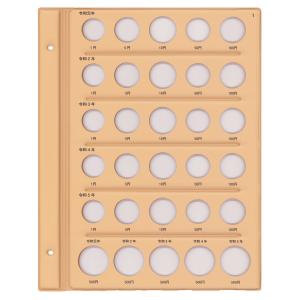 テージー令和コインアルバム　スペア台紙C-40S1