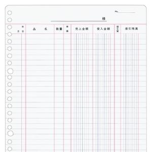 KOKUYO（コクヨ） バインダー帳簿用三色刷金銭出納帳科目なし A5 リ