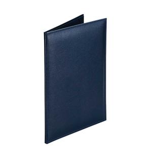 コレクト調印・証書ホルダー紺Ａ４判布レザーF-244-BL｜stationery-goods2