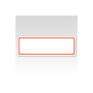 ニチバン  マイタックラベル　ＭＬ−１１３Ｒ　赤 枠ML-113R アカワク