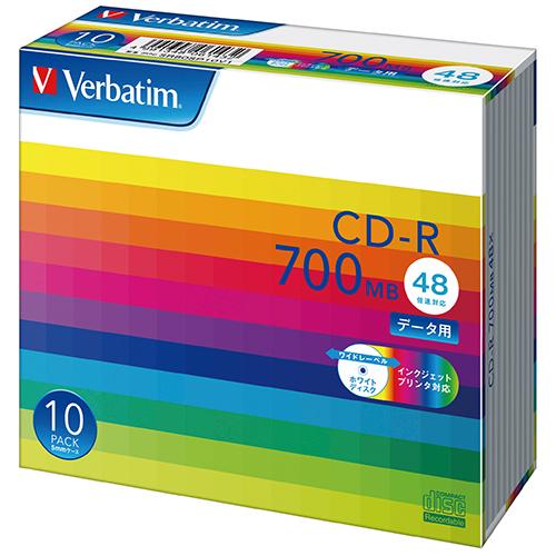 バーベイタムＰＣ　ＤＡＴＡ用　ＣＤ−ＲSR80SP10V1