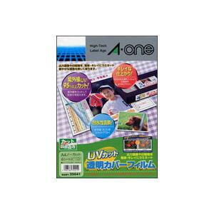 エーワン UVカット透明カバーフィルム 6シート （35041