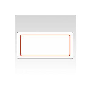 ニチバン マイタックラミネートラベル 赤枠 （ML-211R アカワク）