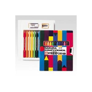 サクラクレパス クーピーペンシル12色（ソフトケース入） （FY12R1）