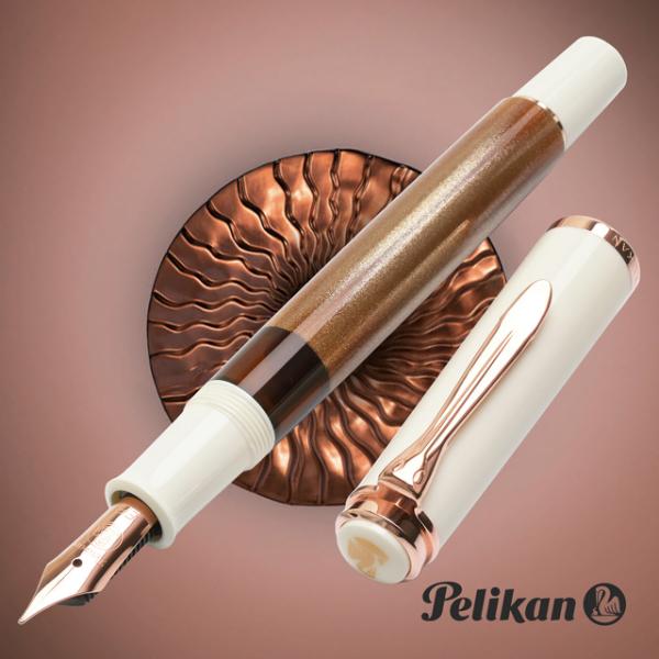 ペリカン Pelikan 特別生産品 クラシック 万年筆 M200 コッパー  F（細字）