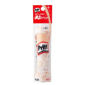 プラス スティックのり Pritt 香りプリット オレンジピールの香り NS