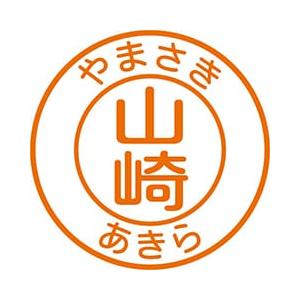 シャチハタ ネーム９ クリエイティブ印 ふりがな印 F005 フルネーム円形