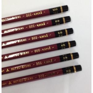 三菱鉛筆 デッサン描き鉛筆 ハイユニ 6硬度 HB 2B 4B 6B 8B 10B 6本 体験！書き...