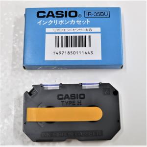 カシオ ワープロ用インクリボンカセット シングルタイプH ブルー IR-35BU