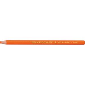 三菱鉛筆 色鉛筆 油性ダーマットグラフ 橙｜stationery-shimasp