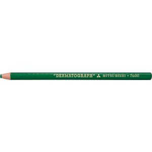 三菱鉛筆 色鉛筆 油性ダーマットグラフ 緑｜stationery-shimasp