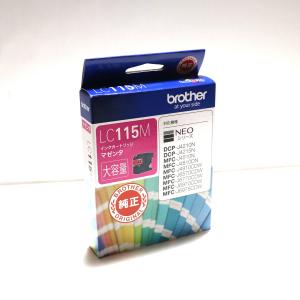 ブラザー 純正品インクカートリッジ LC115M マゼンタ 取付期限オーバー品