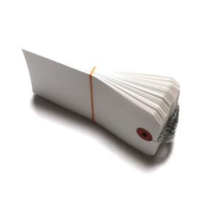 マルアイ 荷札 花白２号 ５８×１２０ミリ１穴 ５０枚１束