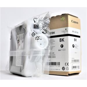 キャノン インクタンク PFI-301BK-HN 顔料ブラック （箱なし）メーカー推奨使用取付期限オーバー商品｜stationery-shimasp