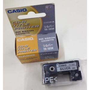 カシオＣＤ-Ｒ タイトルプリンター専用インクリボン シルバー TR-18SR