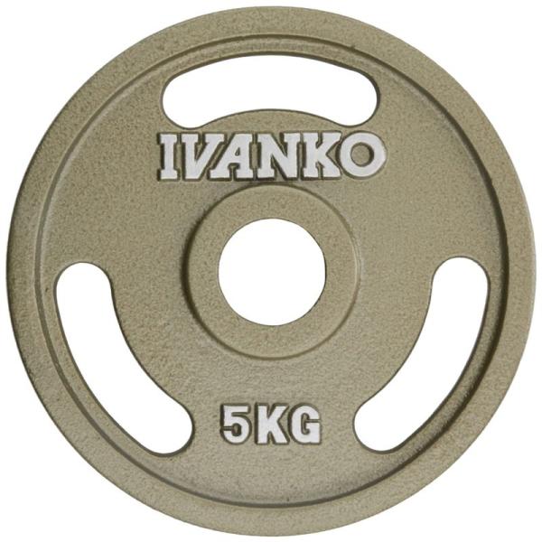バーベル ペイントイージーグリッププレート5kg IVANKO(イヴァンコ) OMEZ-5