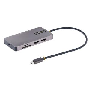 スターテック StarTech.com マルチポートアダプター/USB Type-C接続/デュアルモニター/4K60Hz HDMI/100W｜stationeryfactory
