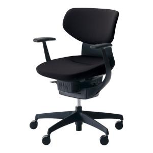 メーカー配送・設置・組立コクヨ イング イス ブラック クッションタイプ デスクチェア 事務椅子 座面が360°動く椅子 CR-G3201E