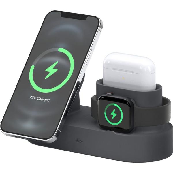 elago MagSafe 充電器 AirPods / Apple Watch 磁気充電ケーブル 対...