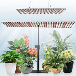 JCBritw 200W 植物育成ライト スタンド付き LED 白いフルスペクトルLED植物ライト 室内栽培 苗木栽培 顕花植物栽培向け水耕｜stationeryfactory