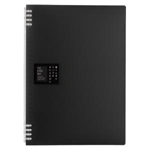 キングジムリングノート テフレーヌ A4 黒9856TTEクロ