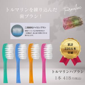【特許】トルマリンハブラシ［1本入］