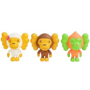baby milo マイロマウス フィギュア3体セット A BATHING APE ア ベイシング エイプ 11SS KAWS MILO 人体模型マイロ