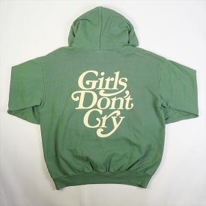 Girls Don't Cry ガールズドントクライ Logo Hoody パーカー 緑 Size 【XL】 【中古品-良い】 20741897｜stay246