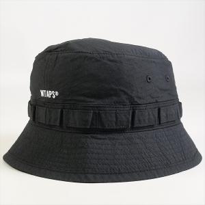 WTAPS ダブルタップス 22SS JUNGLE 01 HAT NYCO RIPSTOP CORDURA ハット 黒 Size 【L】 【新古品・未使用品】 20744967｜stay246