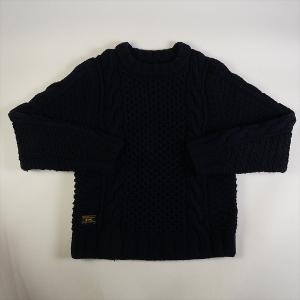 WTAPS ダブルタップス 14AW ARAN KNIT SWEATER ニット 紺 Size 【L】 【中古品-良い】 20764025｜stay246