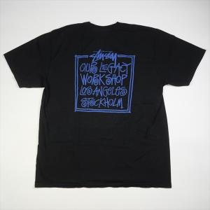 STUSSY ステューシー ×OUR LEGACY 23SS FRAME PIGMENT DYED TEEＴシャツ 黒 Size 【L】 【新古品・未使用品】 20767116｜stay246