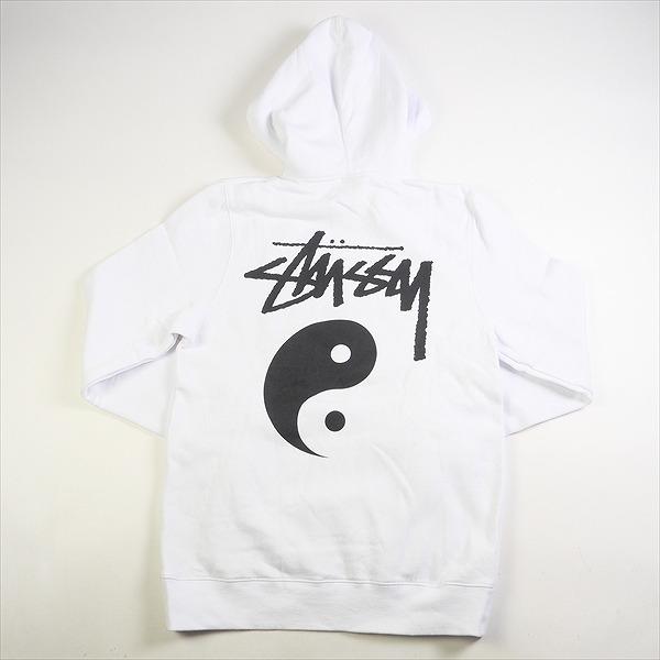 STUSSY ステューシー Yin Yang Hoodie White パーカー 白 Size 【S...