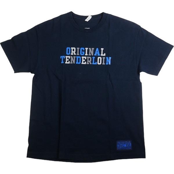 TENDERLOIN テンダーロイン TEE 2A NAVY Tシャツ 紺 Size 【XL】 【中...