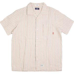 WTAPS ダブルタップス 11SS SODA S/S 半袖シャツ 白赤 Size 【L】 【中古品-ほぼ新品】 20791844｜stay246