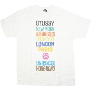 STUSSY ステューシー WORLD TOUR TEE ESPO Tシャツ 白 Size 【L】 【新古品・未使用品】 20791890｜stay246