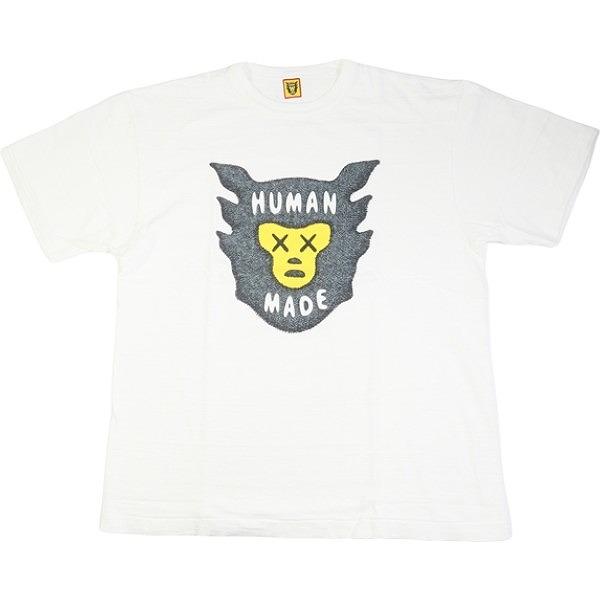 HUMAN MADE ヒューマンメイド ×KAWS 21SS T-SHIRT #1 White フェ...