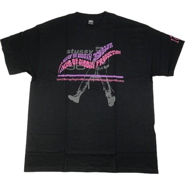 STUSSY ステューシー ×Savage Tee Black Tシャツ 黒 Size 【XL】 【...