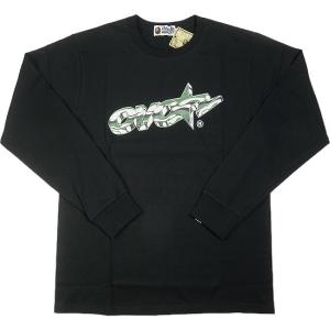 A BATHING APE ア ベイシング エイプ ×OVO L/S Tee Black ロンT 黒 Size 【L】 【新古品・未使用品】 20794422｜stay246