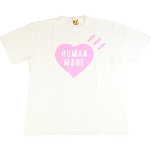 HUMAN MADE ヒューマンメイド 23AW Heart T-Shirt White 原宿店限定...