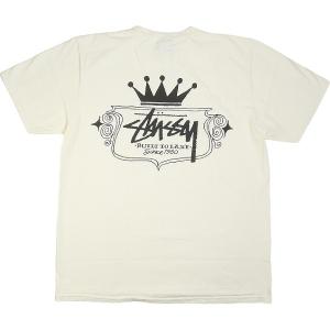 STUSSY ステューシー 24SS BUILT TO LAST TEE PIGMENT DYED White Tシャツ 白 Size 【L】 【新古品・未使用品】 20797268