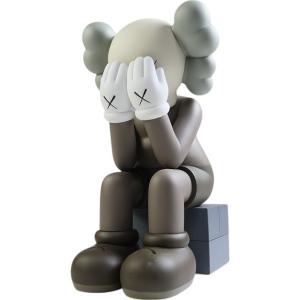 カウズ KAWS ×MEDICOM TOY メディコムトイ GONE フィギュア 茶 Size