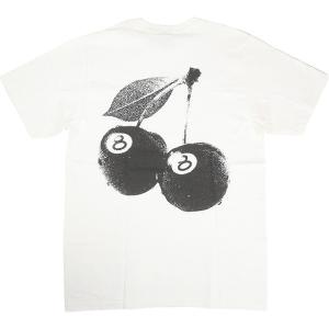STUSSY ステューシー 24SS CHERRIES TEE WHITE Tシャツ 白 Size 【XL】 【新古品・未使用品】 20818466
