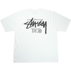 STUSSY ステューシー 25SS STOCK TOKYO TEE WHITE 東京限定Tシャツ 白 Size 【XL】 【中古品-ほぼ新品】 20820904
