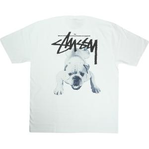 STUSSY ステューシー 25SS STOCK DOG TEE WHITE Tシャツ 白 Size 【XL】 【新古品・未使用品】 20822197