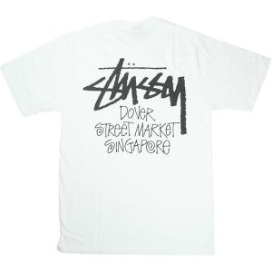 STUSSY ×DOVER STREET MARKET STOCK DSM SINGAPORE TEE WHITE Tシャツ 白 Size 【S】 【新古品・未使用品】 20827471