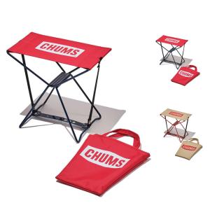 チャムス CHUMS チェア ミニフォーダブルスツール 椅子 コンパクト アウトドア レッド Mini Foldable Stool CH62-1672｜stay